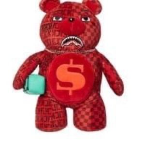 Sprayground Red Teddy Bear Backpack
